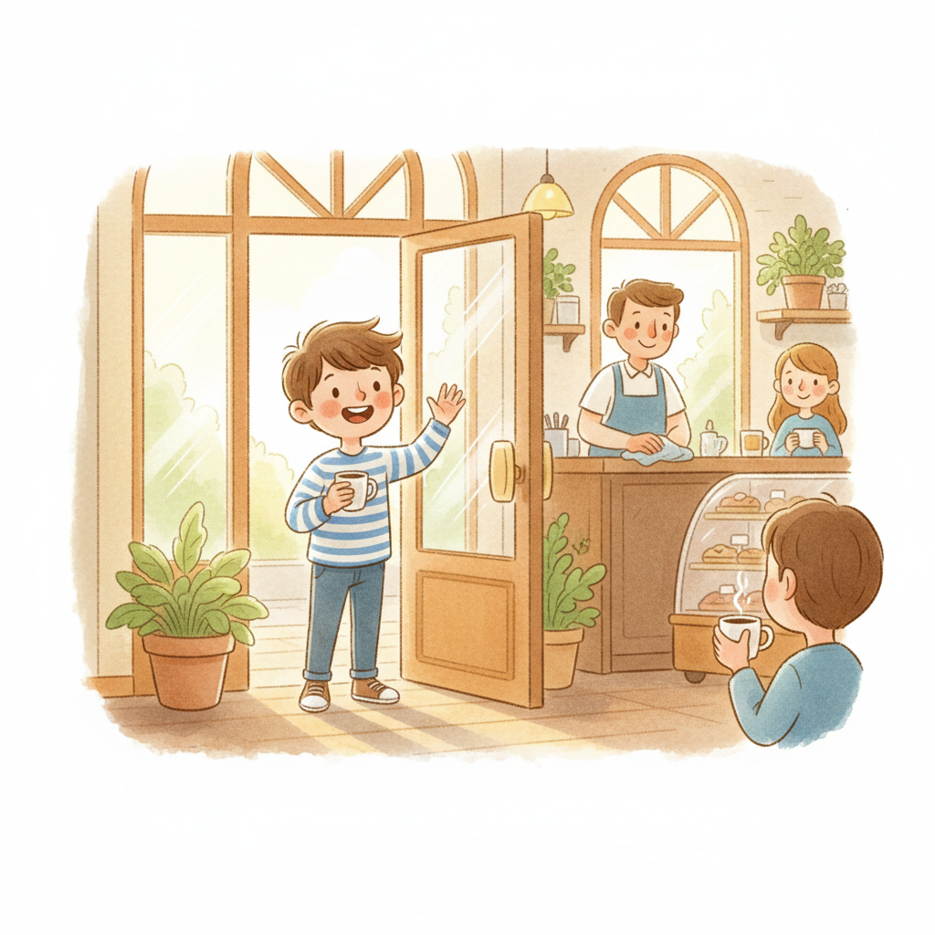 Illustration for: Sam: Good morning!